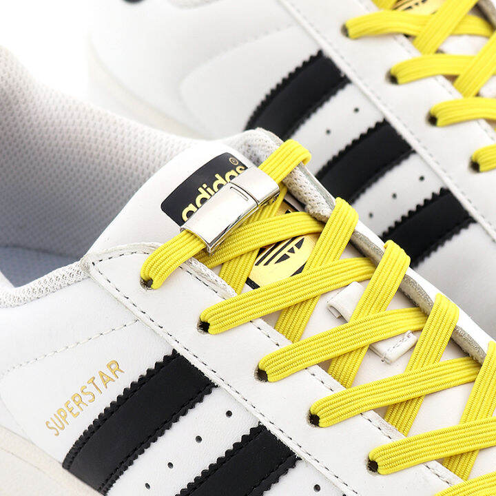 Metal Lock Shoe Laces Elastic Easy To Remove No Tie Shoelaces