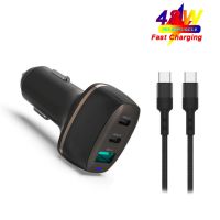 [HF16] 48W PPS PD Fast Car Charger สำหรับ SAMSUNG Note 20 Ultra S20 Plus หมายเหตุ10 S10 5G PD Quick Charge สำหรับ iPhone 12 Pro Max QC4.0 3.0