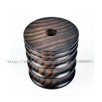 BateRady Sandalwood Grinder 5 mills(4/6/10/13/15mm) Ebony Wood leather tip side border burnisherleather side polish wood wheel