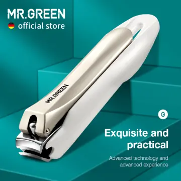 MR.GREEN Nail Clippers with Catcher, Professional Stainless Steel Fingernail  and Toenail Clipper Cutter, Trimmer Set