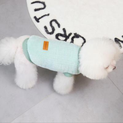 [COD] เสื้อผ้าสุนัขลูกสุนัขเสื้อกั๊กกำมะหยี่เสื้อผ้าสัตว์เลี้ยงฤดูใบไม้ร่วงและฤดูหนาว Sonare Teddy Dog Small Dog 21 เสื้อขนแกะสไตล์เกาหลี