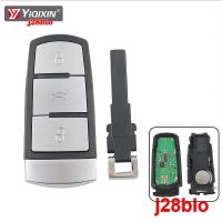 YIQIXIN กุญแจรถยนต์รีโมทอัจฉริยะ3ปุ่ม433Mhz สำหรับ Vw/ Volkswage Passat B6 3C B7 Magotan CC 3C0 2009 959 752 BA พร้อม J28bio ชิป ID48