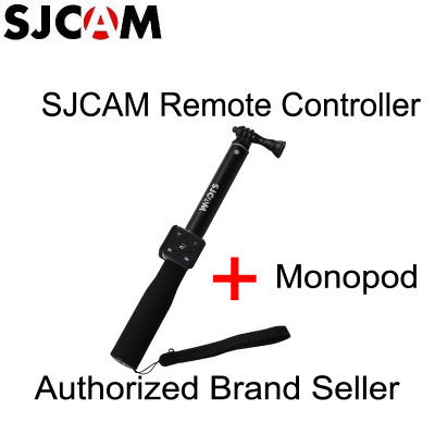 ต้นฉบับ SJCAM สมาร์ท RF ควบคุมระยะไกล SJCAM ติดด้วยตนเอง monopod สำหรับ A10 M20 SJ6 SJ7ดาว s. J8 Series กล้อง DV สำหรับเล่นกีฬา