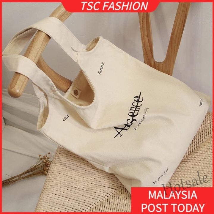 hot-sale-c16-tscfashion-canvas-shoulder-bag-womens-new-ins-korean-style-student-all-match-large-capacity-japanese-tote-bag