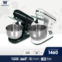 Worldtech เครื่องผสมอาหาร 4 ลิตร Stand Mixer รุ่น WT-SM40 เครื่องตีแป้ง เครื่องตีไข่ แบบตั้งโต๊ะ นวดแป้ง/ผสมอาหาร เครื่องผสมอเนกประสงค์ เครื่องปั่น