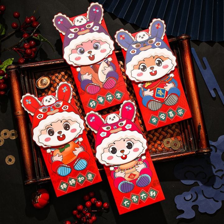 cartoon-childrens-gift-money-packing-bag-red-envelope-spring-festival-hongbao-2023-chinese-rabbit-year-festival-supplies