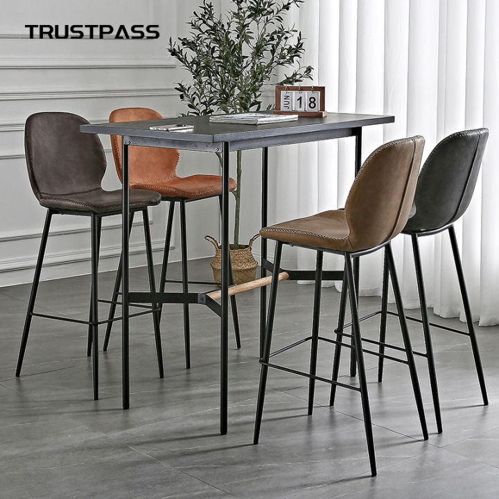 เก้าอี้บาร์โมเดิร์น-minimalist-nordic-light-หรูหราบาร์สตูลยกเก้าอี้บาร์-wrought-iron-home-high-stool
