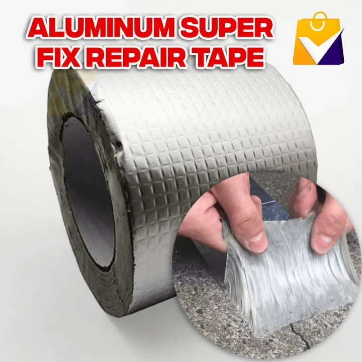 Super Fix Roof Leak Repair Waterproof Aluminum Foil Butyl Rubber Tape