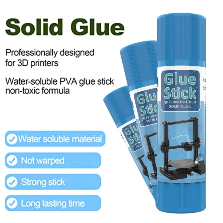 3 Pcs 3D Printer Glue Sticks PVP Adhesive Glue for Hot Bed Print 3D