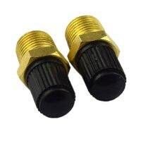 2x 1/8 NPT MPT Brass Air Compressor Tank Fill Valve Schrader Press