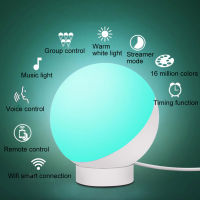 WiFi LED Desk Lamp RGB Smart Voice Control Adjustment Brightness Eye Protect Energy Saving Table Lamp Dimmable Read Night Lights