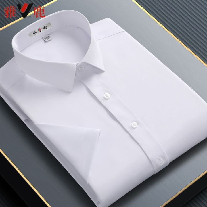 yalu-mens-summer-elastic-short-sleeved-high-grade-anti-wrinkle-non-ironing-solid-business-casual-men