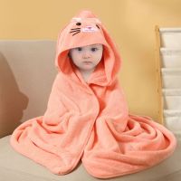 【CC】☼▣♂  Cartoon Design Newborn Wrap Blanket Drying Coral Fleece Q81A