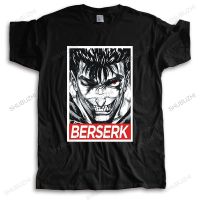 Men Tshirt Cotton T Mens Berserk Anime Male Funny Print Tees Mens