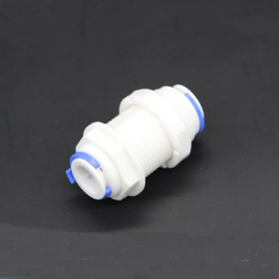 1/4 "3/8" OD Hose Connection Coupling Reverse Osmosis System Straight Bulkhead RO Water Plastic Quick Fitting Connector