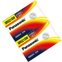 NEW high quality พานาโซนิค （Panasonic）SR521SW379 ดูแบตเตอรี่แบตเตอรี่ปุ่มนำเข้าสีเงินออกไซด์ 1.55V เหมาะสำหรับนาฬิกาควอตซ์นาฬิกาอิเล็กทรอนิกส์ฯลฯ นำเข้าจากญี่ปุ่น 2 เม็ดและอุปกรณ์เสริมอื่นๆ