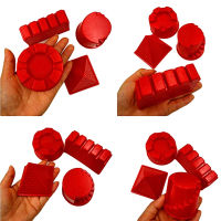 4PcsSet Portable Assemble Castle Shape Sand Clay Novelty Beach Toys Model Clay For Moving