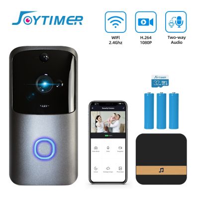 【LZ】 Joytimer Doorbell Smart Home Wireless Phone Door Bell Camera Security Video Intercom 1080P HD IR Night Vision For Apartments