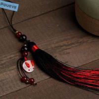 POUEVE Lan Wangji Wei Wuxian Chen Qing Ling Prop เครื่องประดับจี้พวงกุญแจกระเป๋าของตกแต่งคอสเพลย์เครื่องแขวนพู่ห้อย Mo Dao Shi Chen จี้ห้อยรถยนต์พร็อพสำหรับแต่งคอสเพลย์