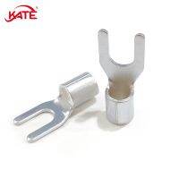 100PCS UT 1/1.5/-3/4/5/6/8 Crimp Terminal Cable Wire Terminals Connector U/Y Terminal Bare Lug Automotive Household Connector