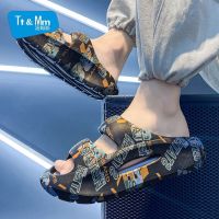 【July】 Toms summer new thick-soled casual non-slip deodorant flip-flop lightweight beach sandals and slippers