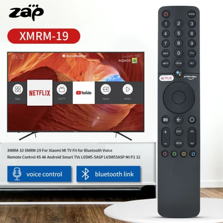 Xmrm Bluetooth Voice Remote Control For Xiaomi Mi Tv P Android