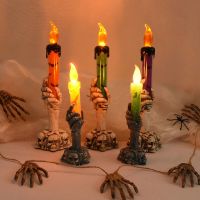 【YP】 Led Candle Hand Smoke-free Horror Props Decoration Supplies Kids