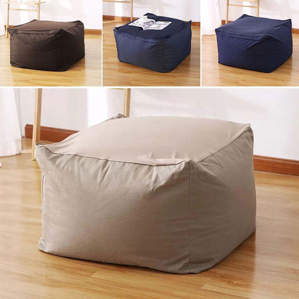 Japan Style Bean Bag Chairs for Adults Kids Couch Sofa Cover Indoor Lazy Lounger 
