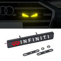 ด้วยสติกเกอร์ป้ายตะแกรงหน้าหม้อรถยนต์ไฟรถยนต์ LED เหมาะสำหรับ INFINITI