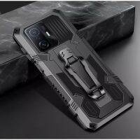 Xiaomi 11T pro Case เคสกันกระแทก มีที่เกี่ยวกระเป๋าทำจากโลหะ และขาตั้งมือถือ สำหรับเซลฟี่ และดูคลิป
