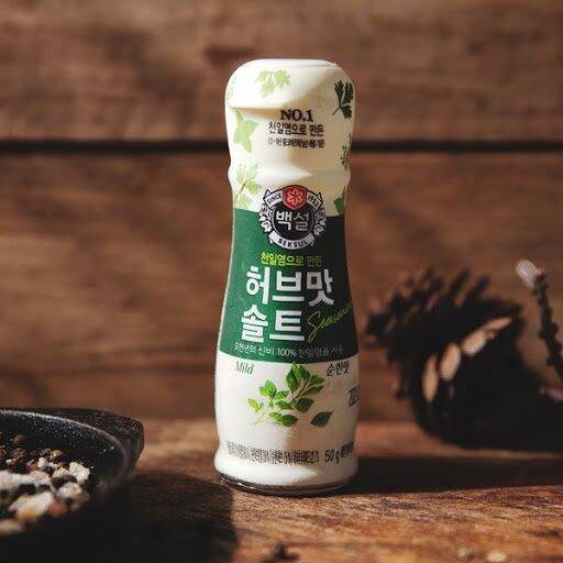 [Beksul] Herb Flavored Natural sea salt 백설 천일염 허브맛 솔트 50g Korean