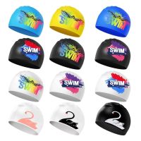 Women Men Waterproof Flexible Silicone 3D Pool Hat Hair for Protection Swim Pool Swimming Cap for Head Cover for Adults Swim Caps