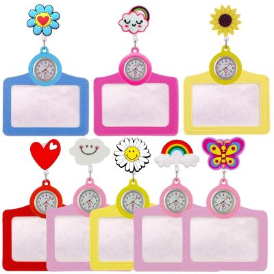 【CW】┇  Cartoon Doctor Smile Animals Retractable Badge Reel ID Name Card Holder Watches