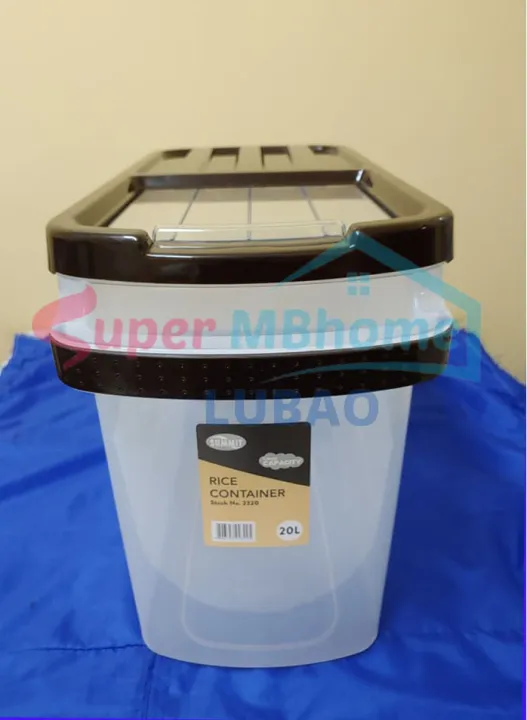 SUMMIT Rice Container, Rice Box 20Liter,KG With Rice Cup & Wheel # ...