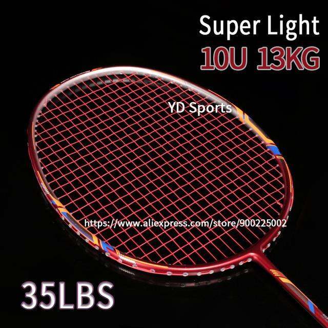 lightest-10u-max-tension-35lbs-full-carbon-fiber-badminton-rackets-with-string-bags-g5-13kg-training-racquet-sports-speed-adult