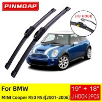 สำหรับ BMW MINI One Cooper R50 R53 2001 2002 2003 2004 2005 2006ใบปัดน้ำฝนด้านหน้าแปรงตัดอุปกรณ์เสริม U J ตะขอ