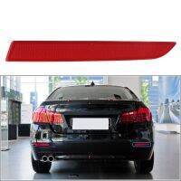 Red Car Rear Bumper Reflector For BMW F10 2010-2013 F18 2014-2016 63147318556 63147318555 Fog Warning Light Reflector Accessory