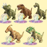 LOUVIA Triceratops ไฟฟ้าเสียงประกอบการจำลองแสงเพื่อการศึกษาปฐมวัย Kado Ulang Tahun ของเล่นไดโนเสาร์ของเล่นวัยคลาน