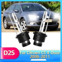 Roadsun ไฟหน้ารถอุปกรณ์เสริมไฟซ่อนหลอดไฟซีนอน D2s 12V 35W C5 Citroen 4ประตู2008 2009 2010 2011เปลี่ยนไฟหน้า