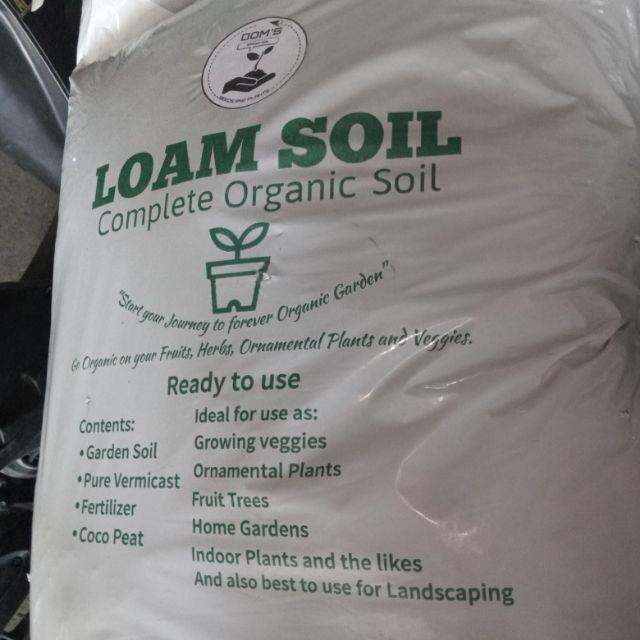 ORGANIC LOAM SOIL WITH FERTILIZER (10 KILOS) | Lazada PH