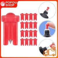 POPOUSHOP 100 ชิ้นขนตากาวกาวกาวขวดกาวขวด PIN PIN Extension Supplies Supplies Anti-Blocking Bottle Needle