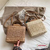 ?ส่งเร็วพิเศษ!? super fashion shop【Summer】bag fashion กระเป๋าสาน กระเป๋าผู้หญิง กระเป๋าสะพายข้าง   รุ่น D-1333