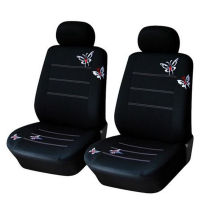 KBKMCY Embroidery Butterfly Styling Car Seat Covers Cushion for Renault Logan 2018 sterway Clio 4 Duster 2019 2013