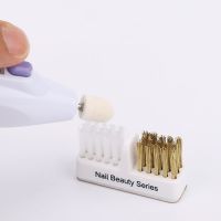 1PC Nail Drill Bit Cleaning Brush (Copper Wire Brush amp;Soft Bristle Brush ) for Electric Manicure Machine Drills Nail Tools