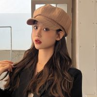 HT4026 Spring Autumn Women Hat 2022 New Fashion Octagonal Newsboy Cap Female Vintage Beret Hat Ladies Retro Berets For Women