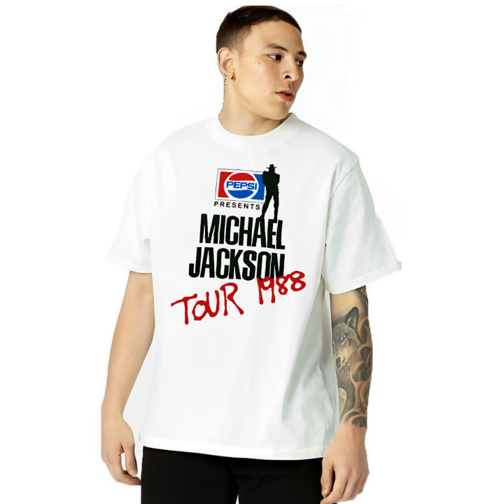 เสื้อยืดคุณภาพดี-s-5xl-เสื้อยืดแขนสั้น-พิมพ์ลาย-michael-jackson-bad-tour-american-super-reprint-คุณภาพสูง-สําหรับ-vtg-1988-80s
