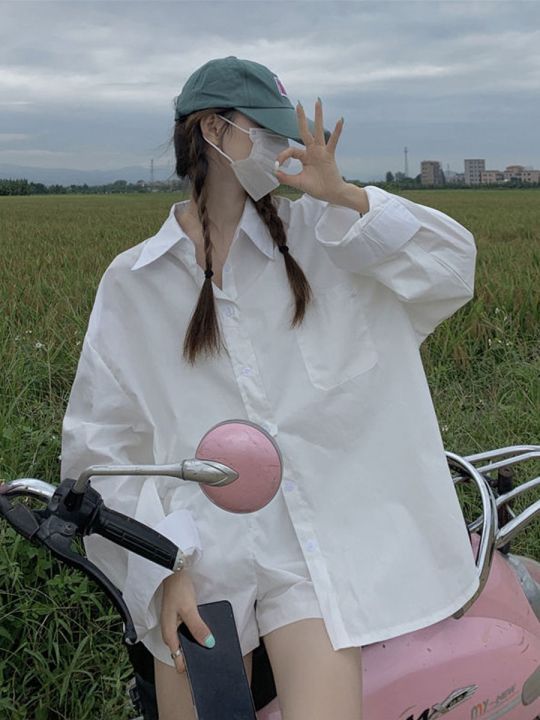 white-long-sleeved-shirt-womens-summer-korean-design-niche-loose-sunscreen-shirt-outer-jacket-trendy