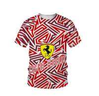 xzx180305  F1  Scuderia Ferrari2023 Signature 3D T-Shirt 10