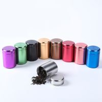 TEXMini Metal Box jewelry Storage Box Stainless Steel Tea Can Small Travel Portable Container Jar Sugar Bowl Coffee Caddy Organizer
