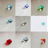 【CW】❀┇  Mermaids Tears Necklace Sea Invisible Transparent Fishing Short Chain Beach Pendants Necklaces Dropshipping